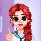 BFF Princess Back to School Dress Up Game