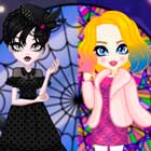 Besties on Wednesday Dress Up Game