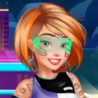 Cyberpunk City Fashion Dress Up Game