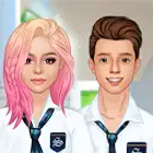 Girl and Boy Dress Up Game