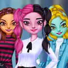 Monster Girls High School Squad Dress Up Game