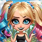 Tie Dye Explosion of Color Dress Up Game